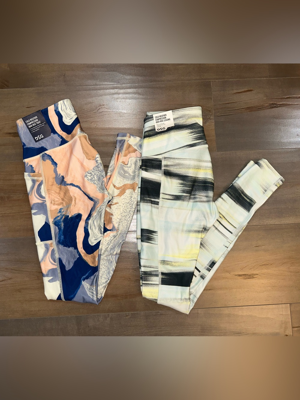 DSG cold weather compression high-rise Leggings — set of two